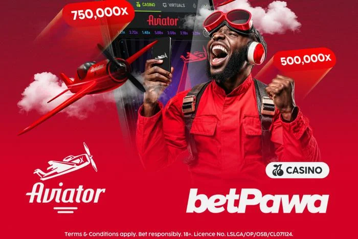 Aviator crash game at betPawa Casino